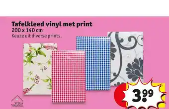 Kruidvat Tafelkleed Vinyl Met Print 200x140 Cm aanbieding
