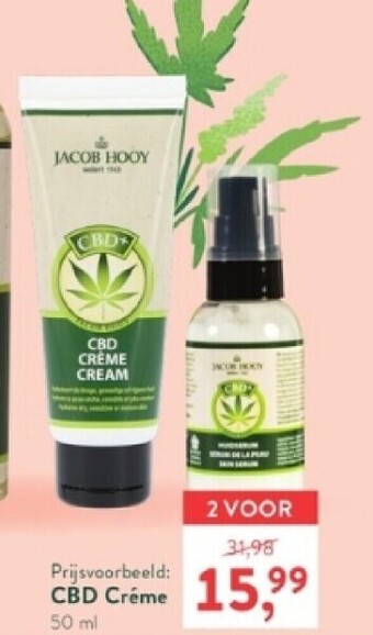 Holland & Barrett Cbd creme 50 ml aanbieding