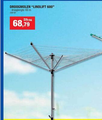 Hubo Droogmolen aanbieding