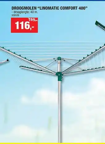 Hubo Droogmolen aanbieding