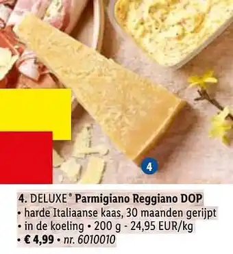 Lidl Parmigiano reggiano dop 200g aanbieding
