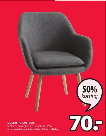 Jysk Udsbjerg fauteuil aanbieding