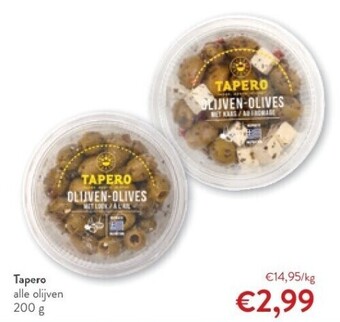 OKay Tapero alle olijven 200 g aanbieding