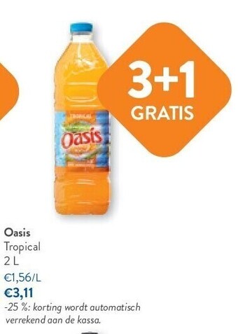 OKay Oasis tropical 2 l aanbieding