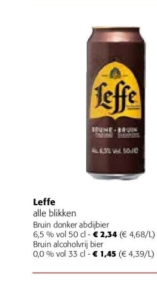 Colruyt Leffe aanbieding