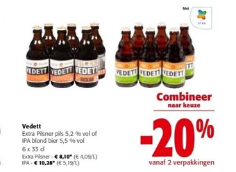 Colruyt Vedett extra pilsner aanbieding