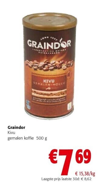 Colruyt Graindor kivu aanbieding