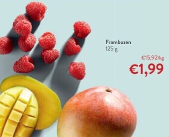 OKay Frambozen 125 g aanbieding