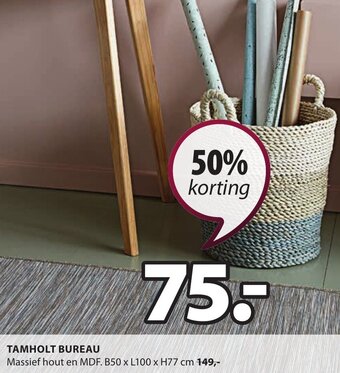 Jysk Tamholt bureau aanbieding