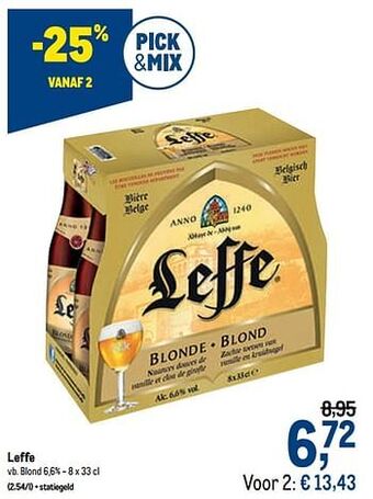 Makro Leffe blond aanbieding
