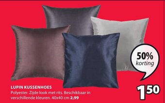 Jysk Lupin kussenhoes aanbieding