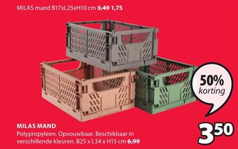 Jysk Milas mand aanbieding
