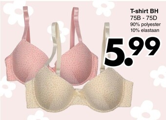 Wibra T-shirt bh aanbieding