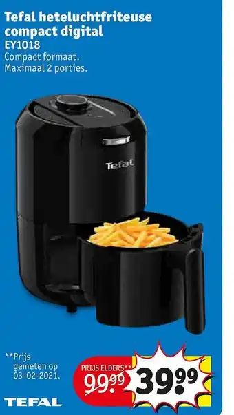 Tefal Heteluchtfriteuse Compact Digital