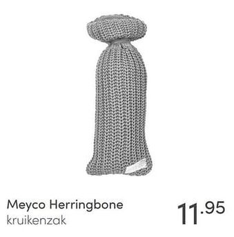 Baby & Tiener Meyco herringbone kruikenzak aanbieding
