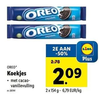 Lidl Koekjes aanbieding