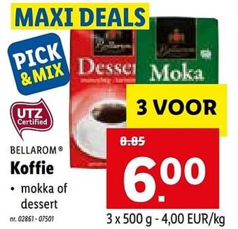 Lidl Koffie aanbieding