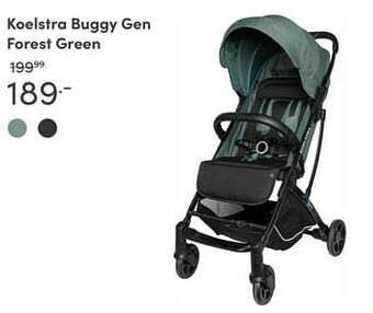 Baby & Tiener Koelstra buggy gen forest green aanbieding