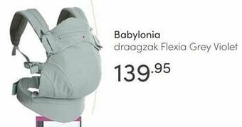 Babylonia draagzak flexia grey violet