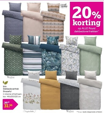Leen Bakker Dekbedovertrek graceful aanbieding