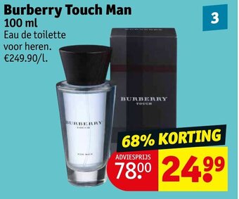Burberry touch man 100ml