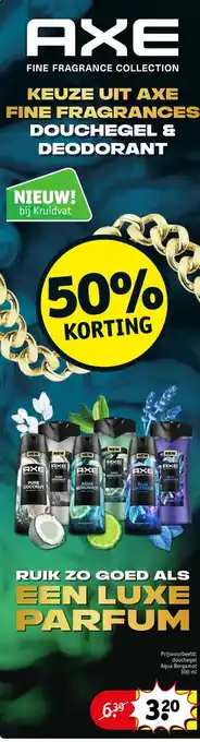 Kruidvat Douchegel aqua bergamot 300ml aanbieding