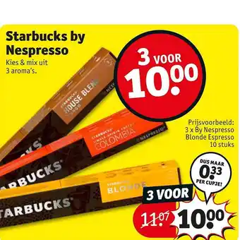 Kruidvat Starbucks by Nnspresso aanbieding