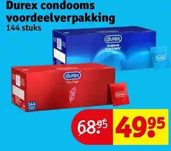 Kruidvat Durex condooms voordeelverpakking 144 stuks aanbieding