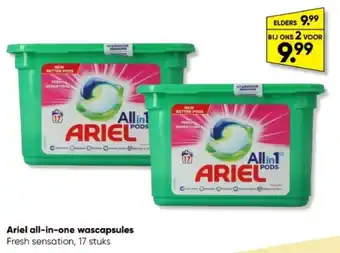 Big Bazar Ariel all-in-one wascapsules aanbieding