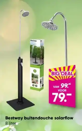 Big Bazar Bestway buitendouche solarflow 8 liter aanbieding