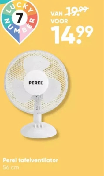 Perel tafelventilator 56 cm