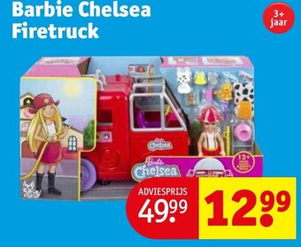 Kruidvat Barbie chelsea firetruck aanbieding