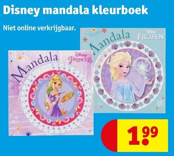 Kruidvat Disney mandala kleurboek aanbieding