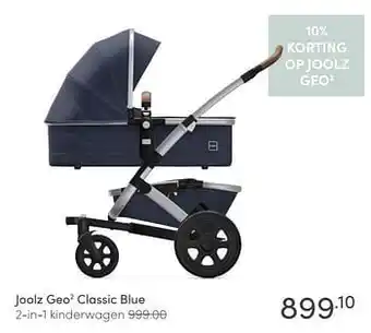 Baby & Tiener Joolz geo2 classic blue 2-in-1 kinderwagen aanbieding