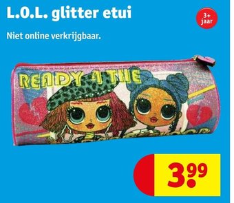 Kruidvat L.O.L. glitter etui aanbieding