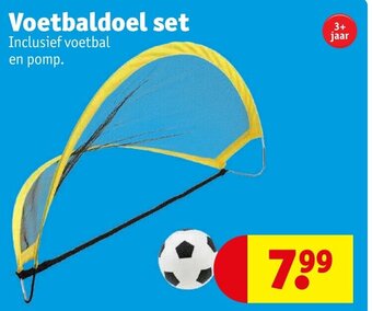 Kruidvat Voetbaldoel set aanbieding