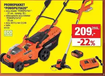 Hubo Promopakket "powdpg75620" Powerplus aanbieding