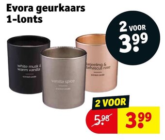 Evora geurkaars 1-lonts