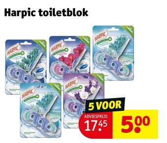 Kruidvat Harpic toiletblok aanbieding