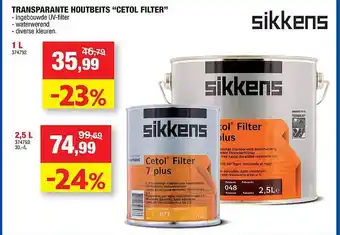 Hubo Transparante Houtbeits 1L aanbieding