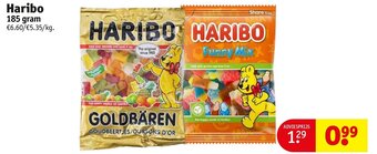 Kruidvat Haribo 185 gram aanbieding