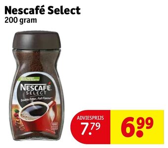 Kruidvat Nescafe select 200 gram aanbieding