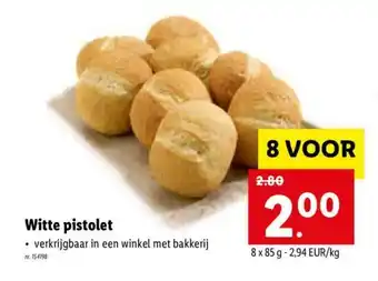 Lidl Witte Pistolet 8 x 85 g aanbieding