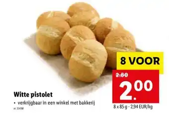 Lidl Witte Pistolet per kg aanbieding
