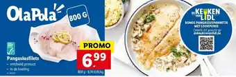 Lidl Pangasiusfilets 800 g aanbieding