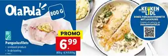 Lidl Pangasiusfilets per kg aanbieding