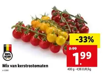 Lidl Mix Van Kerstrostomaten 400 g aanbieding