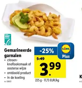 Gemarineerde Garnalen per kg