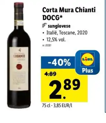 Lidl Corta Mura Chianti DOCG* per L aanbieding