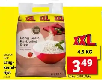 Lidl Langkorrelrijst 4,5 kg aanbieding